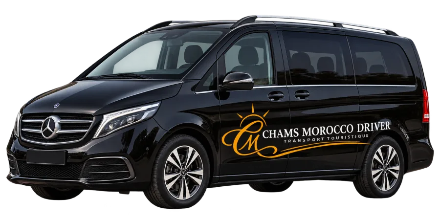 Mercedes Vito aux couleurs de Chams Morocco Driver