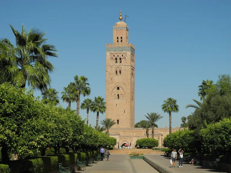 Koutoubia gardens in Marrakech