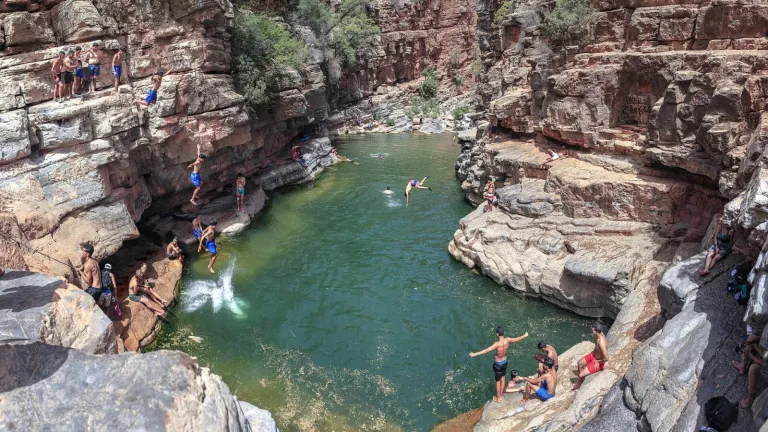 Piscine naturelle de Paradise Valley près d’Agadir